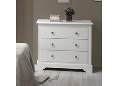 Stratford Three Drawer Bedroom Chest – Modern Storage for Bedrooms