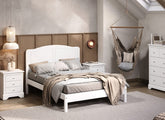 Stratford Bedframe – White Bedframe With Arched Headboard