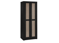 Sydney Black Ash Wardrobe - 1