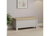 Salcombe Grey Blanket Box - room