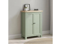 Salcombe Sage Shoe Cabinet - room