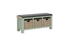 Salcombe Sage Storage Bench – Elegant, Modern & Built to Last