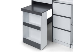 Saturn Mid-Sleeper Bed - desk