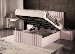 Selina Bed - Ottoman Base - open