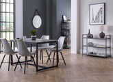 Staten Dining W/Kari Grey Dining Chairs