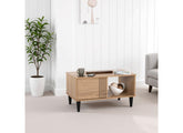 Tessa Coffee Table – Oak Effect Wooden Coffee Table With Storage Compartment | Modern Living Room Furniture
