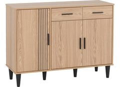 Tessa Three Door Two Drawer Large Sideboard – Oak Effect Wooden Sideboard | Modern Living Room Furniture (Copy) (Copy)