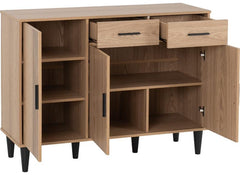 Tessa Three Door Two Drawer Large Sideboard – Oak Effect Wooden Sideboard | Modern Living Room Furniture (Copy) (Copy)