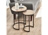 Tribeca Sonoma Oak Round Table Nest (Pre-Order Only)