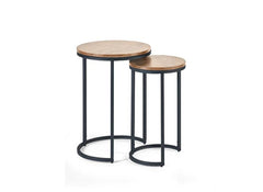 Tribeca Sonoma Oak Round Table Nest (Pre-Order Only)