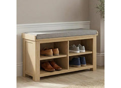 New Treviso Oak Shoe Bench