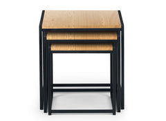 Tribeca Euro Oak Nest Of Tables - 1