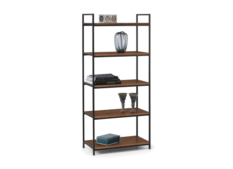 Tribeca Walnut Tall Bookcase - 1