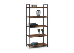 Tribeca Walnut Tall Bookcase - 1