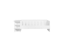 Vision Low Sleeper Bed With White Wooden Frame | Easy Clean Finish | Modern Convenient Sleeper Bed