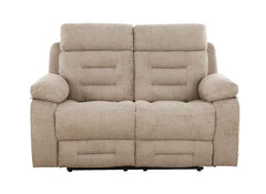 Wilbur Two Seat Sofa with Manual Recline | Fabric Upholstery | Pocket Sprung Comfort