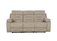 Wilbur Three Seat Sofa with Manual Recline | Fabric Upholstery | Pocket Sprung Comfort