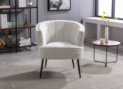 Wendy Boucle Cream Chair - 2