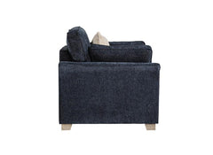 Winnie Static Armchairs – Fabric Upholstery with Bolster Cushion Included