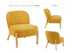 Alana Ochre Chairs