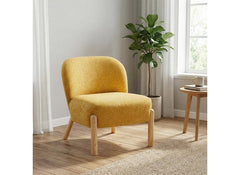 Alana Ochre Chair - room