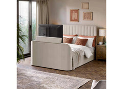 Alana Velvet TV Storage Bed (Pre-Order Only)
