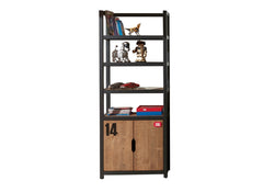 Alex Bookcase W/Cabinet