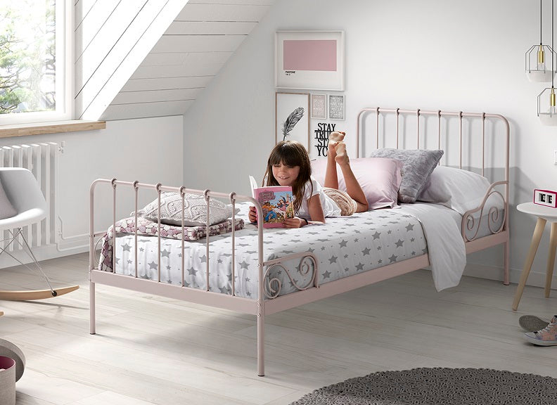 Alice Pink Metal Bedroom