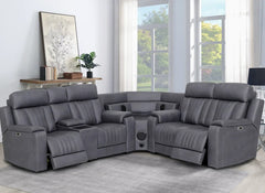 Angelo 'Home Theatre' Sectional Sofa