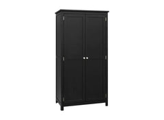 Apollo Black Two Door Wardrobe