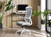 Archer Grey Mesh Chair - room