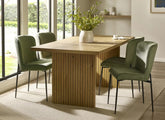 Arundel Table & Leonie Green Chairs - room