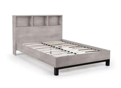 Bali Grey Oak Bookcase Bed - base