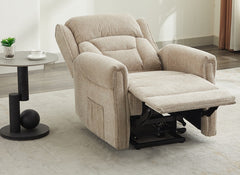 Balmoral Beige Lift & Rise Chair - recline