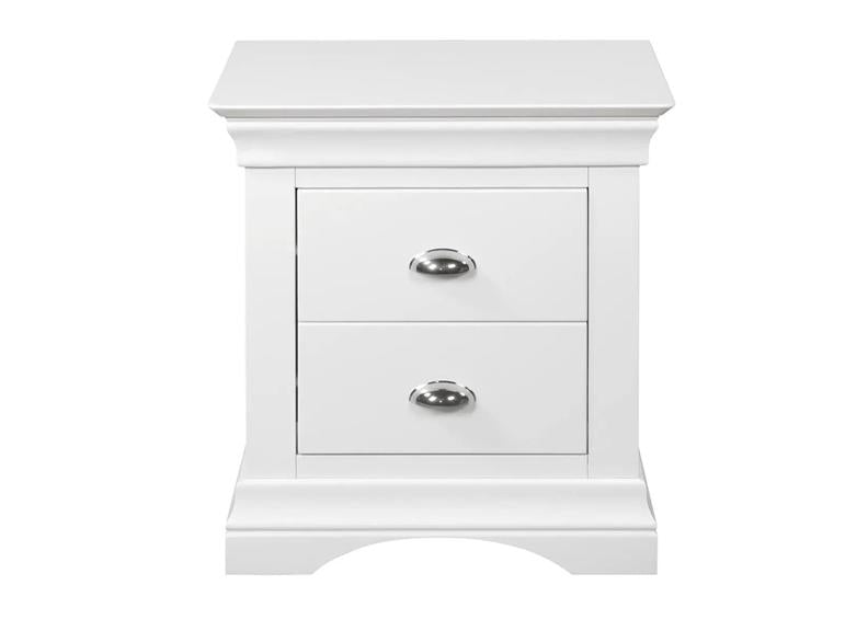 Bella White Bedside