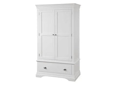 Bella White Two Door Wardrobe - 1