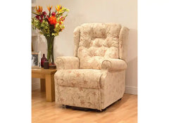 Belvedere Powered Armchair In Anna Beige Fabric - room