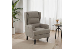 Bertie Camel Armchair - room
