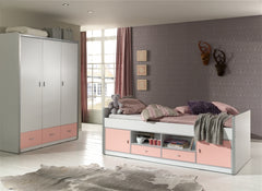 Bonny Pink Bedroom W/Triple Wardrobe