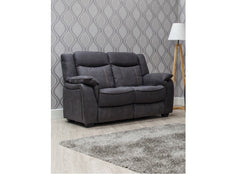 Brooklyn Charcoal Two Seat Sofa - room