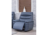 Cadiz Blue Reclining Armchair - room
