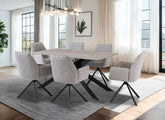Camilla Grey Table W/Harley Chairs