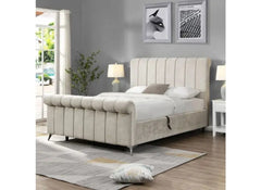 Carlow Side-Lift Velvet Storage Bed