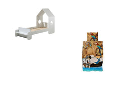 Casami Single House Bed & Pirate Duvet Set