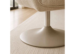 Caspian Chenille Fabric Swivel Chair