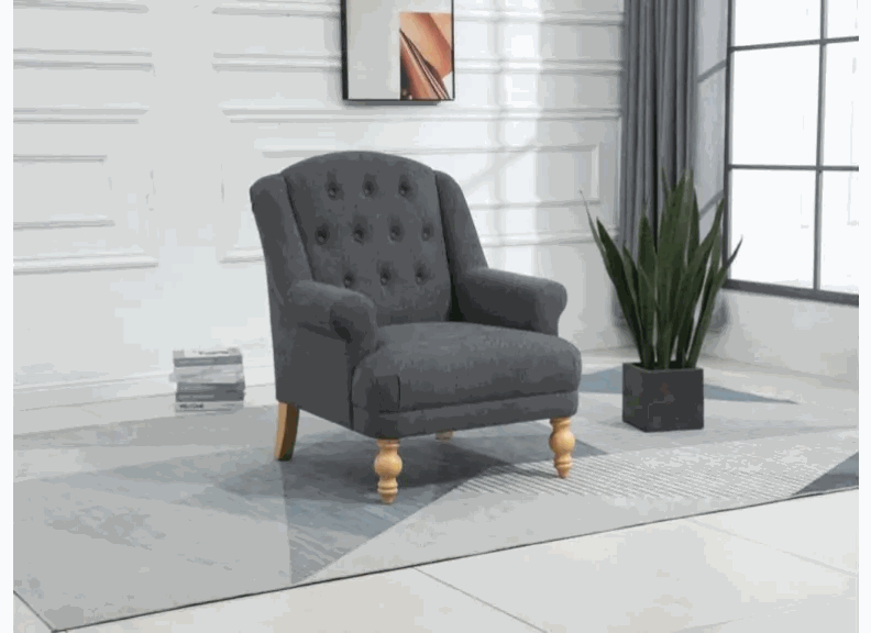 Charlotte Grey Armchair - room