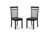 Two Coast Black Dining Chairs