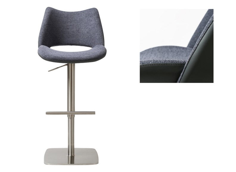 Contour Grey Fusion Stool - 1