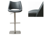 Contour Grey PU Stool - 1