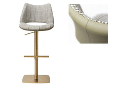 Contour Olive Fusion Stool - front